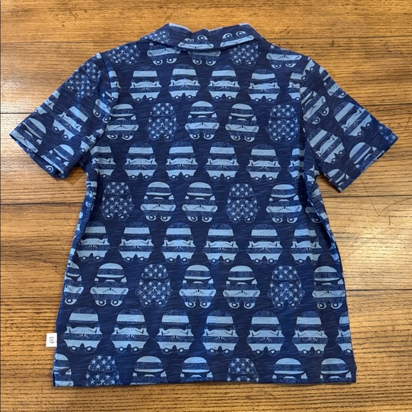 ☀️3 for $10☀️ Gap Star Wars Patriotic Storm Trooper Polo - Picture 3 of 3